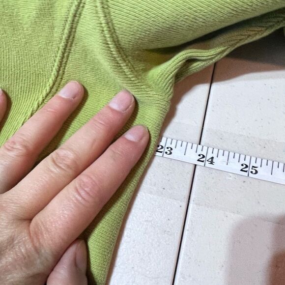 Tommy Bahama Unisex Quarter Zip Mock Neck Long Sleeve Sweater Green‎ Size Large - Picture 7 of 8
